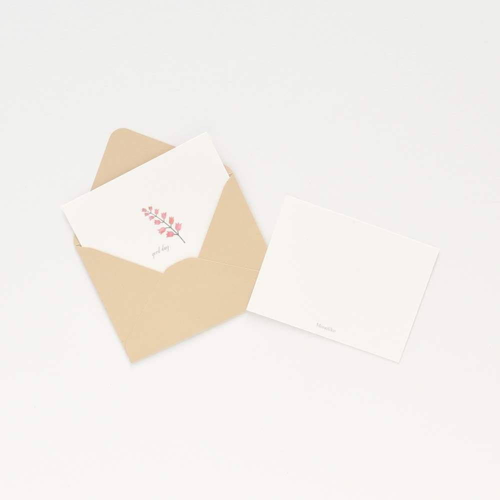 Myway Mix 40 Sheets Mini Single Card Information Small Garden Card with 20 Business Office Envelope Box Small Business Thank You