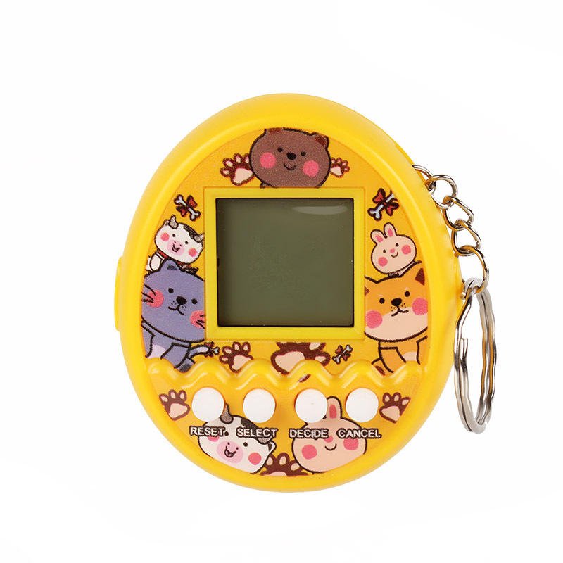 New Arrival Wholesale 3d Cartoon PP Plastic Kids Cartoon Designer Car Key Chain Ring Toy Keyring Retro Game Keychain