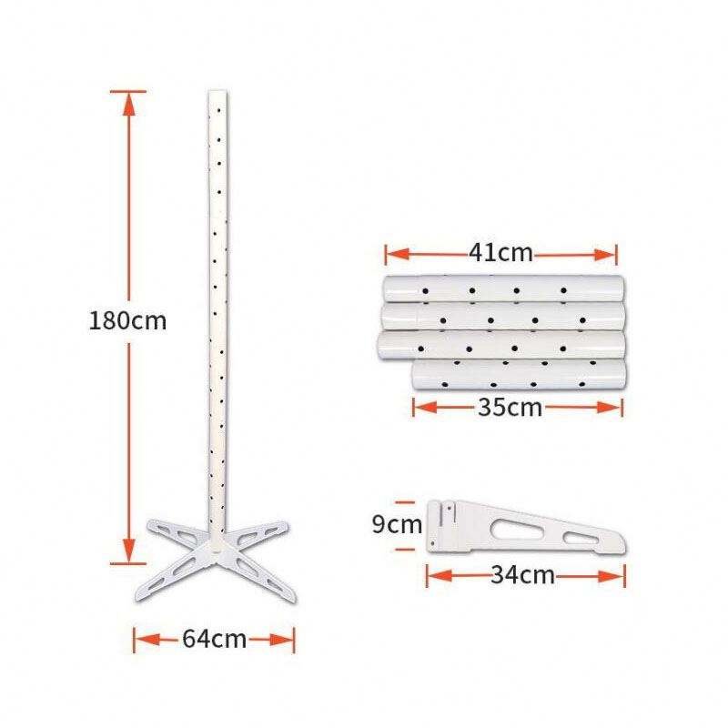 1Set White Iron Art Thick Balloon Tree Display Stand Adjustable Column Stand Kit Hot Selling Wedding Christmas Party Accessories