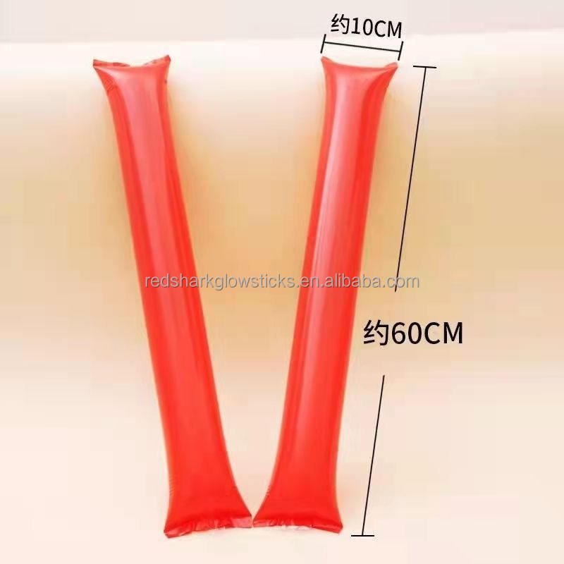 Inflatable Cheering Wholesale Promotional Air Blower Sticks Vibrant Inflatable Cheering Sticks Boom Clappers Custom Printed