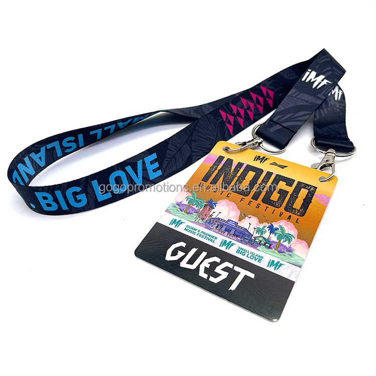 Manufacturer Professional OEM/ODM Custom Printable Logo Neck Retractable Id Card Badge Polyester Lanyard