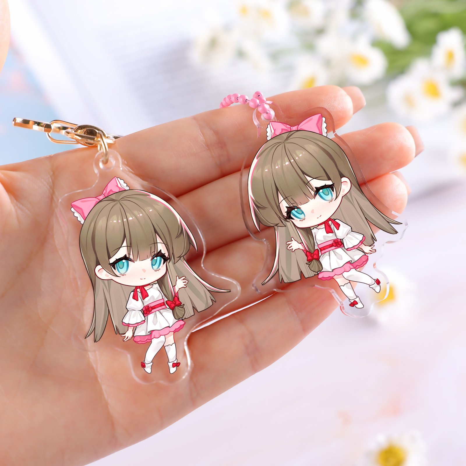 High Quality Plastic Acrylic Keychain Personalized Key Chain Custom Printed Acrylic Charms Custom Acrylic Keychain