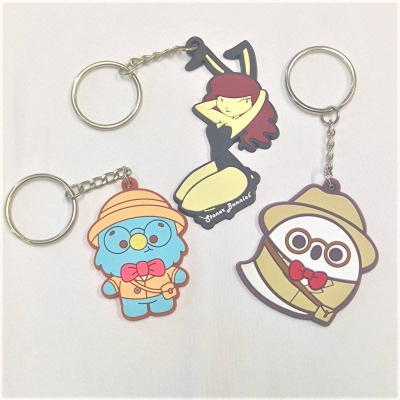 Custom Soft PVC Keychain Key Chain / Soft Rubber Keychains / Silicone Keyring