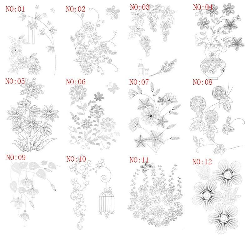 2022 Different Decoration Paper Wholesale DIY Handmade Paper Quilling Designs A4