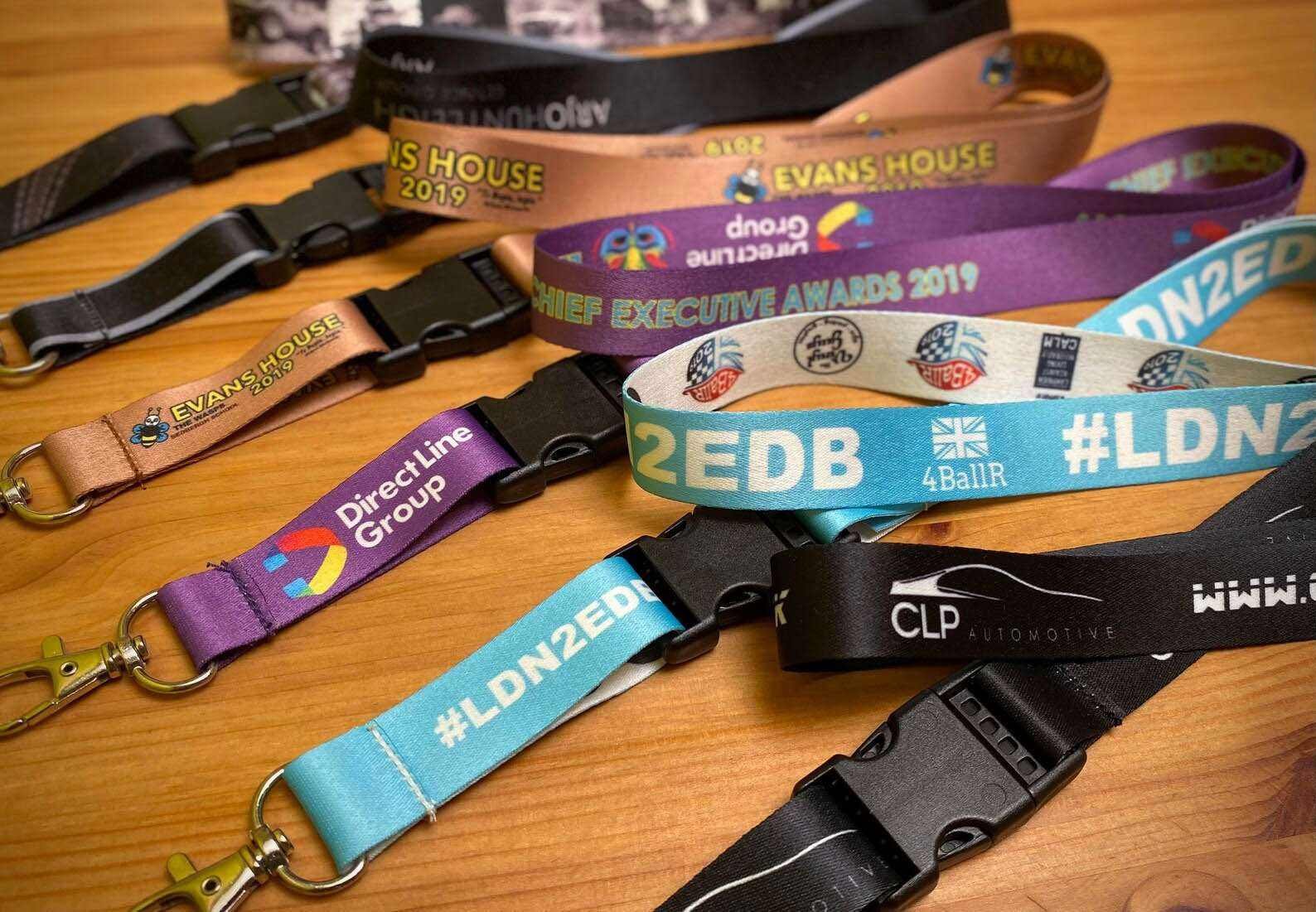 Custom Polyester Lanyard with Safety Breakaway Buckle Neck Strap for School Office Hospital