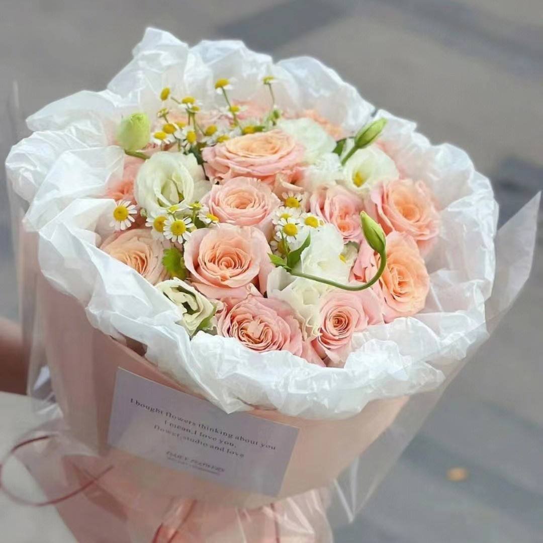 Valentine's Day DIY Waterproof Flower Art with Fresh Flower Packaging Letters Paper & Paperboards