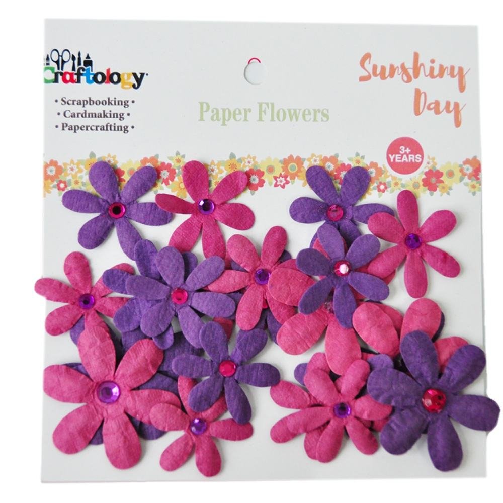 Colorful Scrapbooking Handmade Paper Flowers Wholesale , DIY Paper Flowers