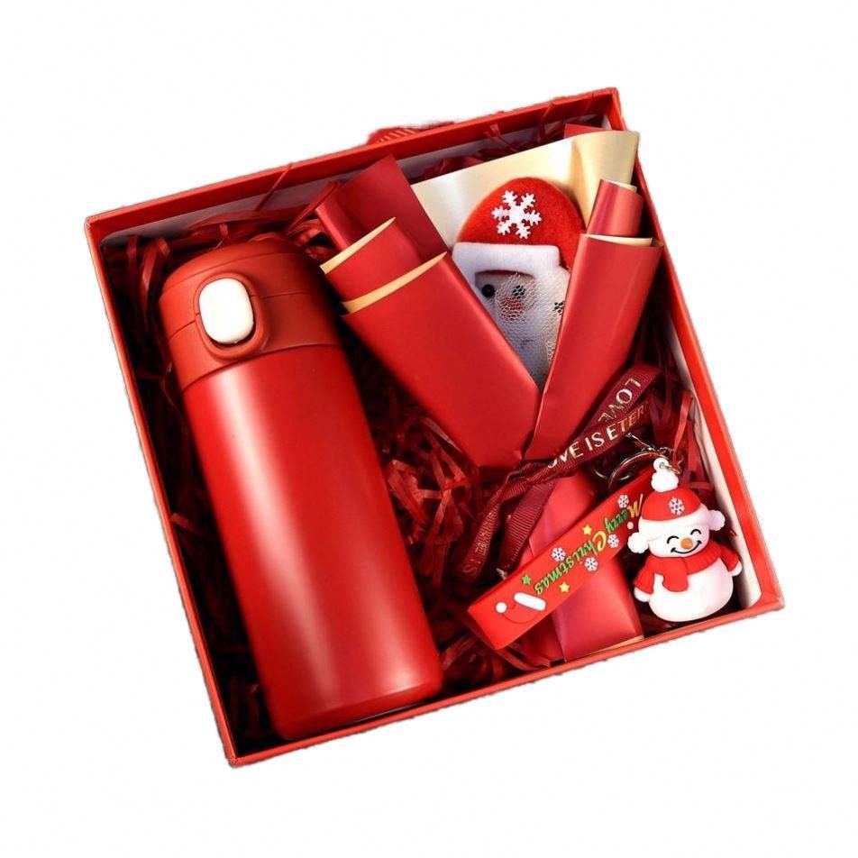 Custom Design Christmas Gift Luxury Box Tumbler Mug Ornaments Christmas Party New Year Gift Set