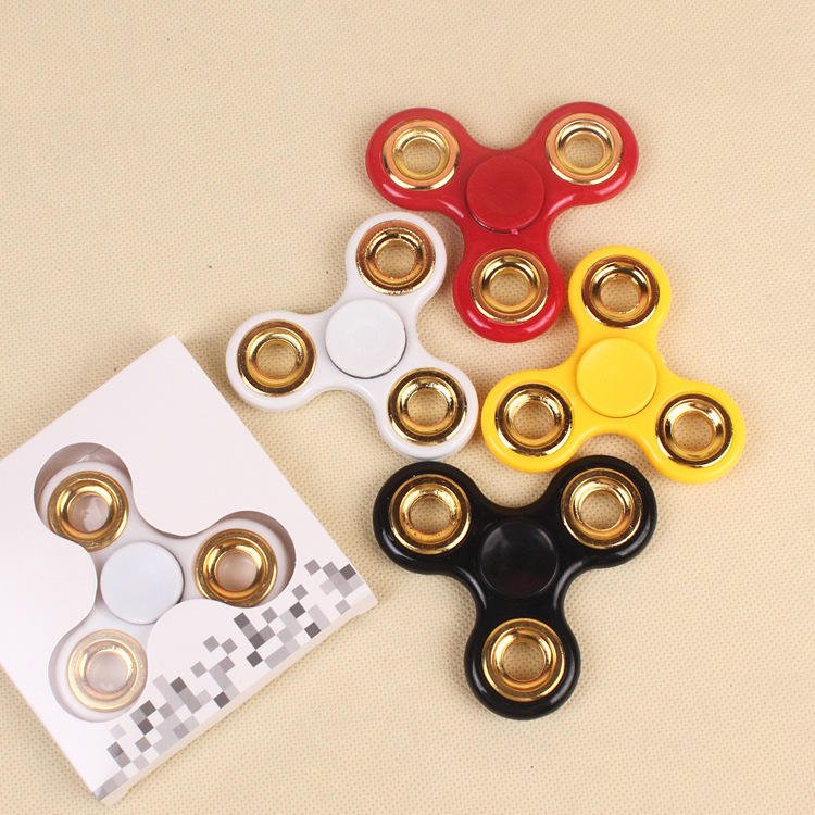 Creative Decompression Fidget Spinner Colorful Plastic Promotional Toy for Stress Ventilation