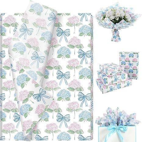 Eco Friendly Luxury Recycled Gift Wrapping Printed for Certified Tissue Paper Custom Design Logo Custom Shape Four-Color