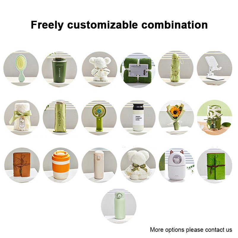 Customized Logo Wedding Gifts for Guests Bridesmaids 4 in 1 Holiday Souvenirs Party Valentine Mother Gift Set Box for Women Men