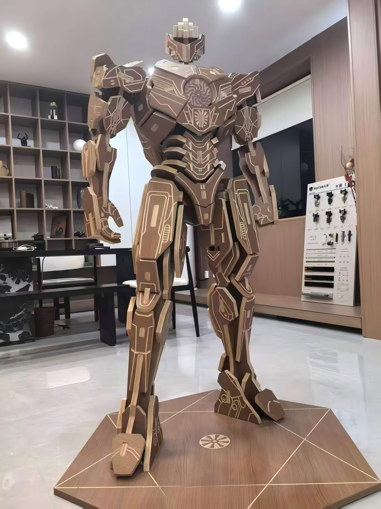 Wooden Steel Club Creative DIY Hand-assembled Adult Gifts Environmental Protection Novelty Creative Culture Collection Artifacts