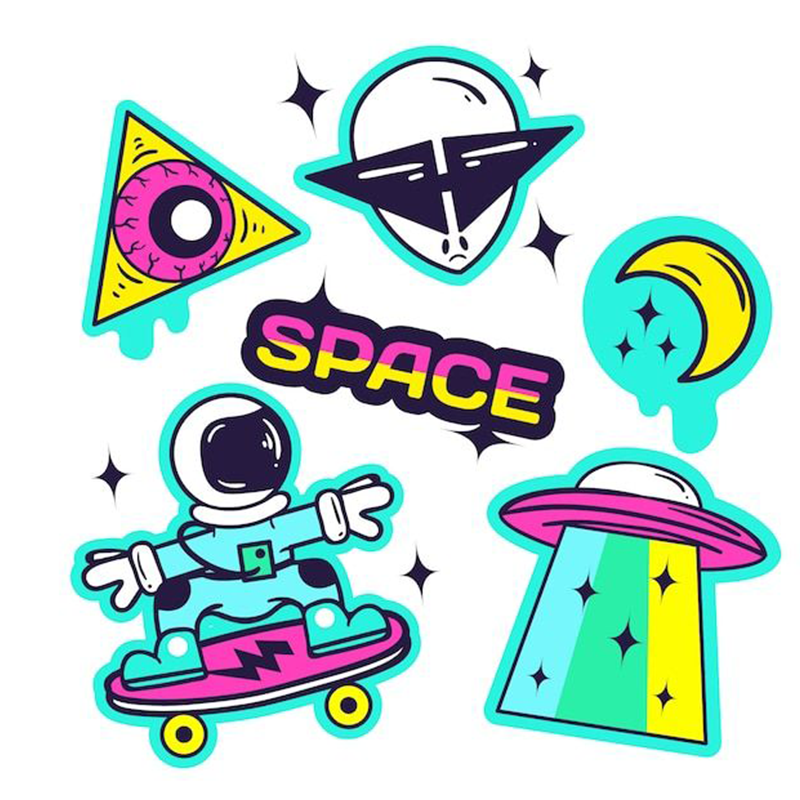 Custom Brand Logo Die Cut Durable Waterproof PVC Adhesive Stickers Custom Shapes UV Printed Cartoon Home Decoration Use