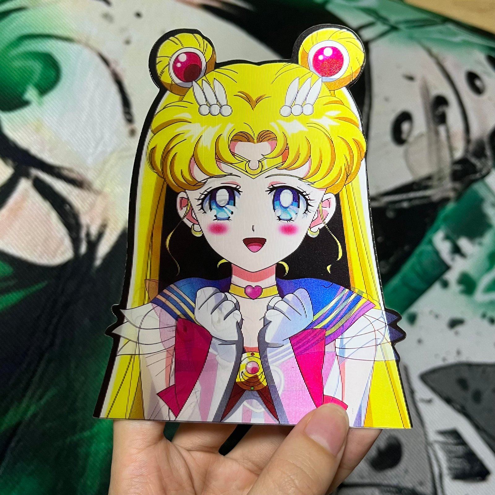 1300 Designs Waterproof Anime Cartoon Stickers Motion Lenticular Decals for Car Laptop Decor Solo Leveling 3D Stickers