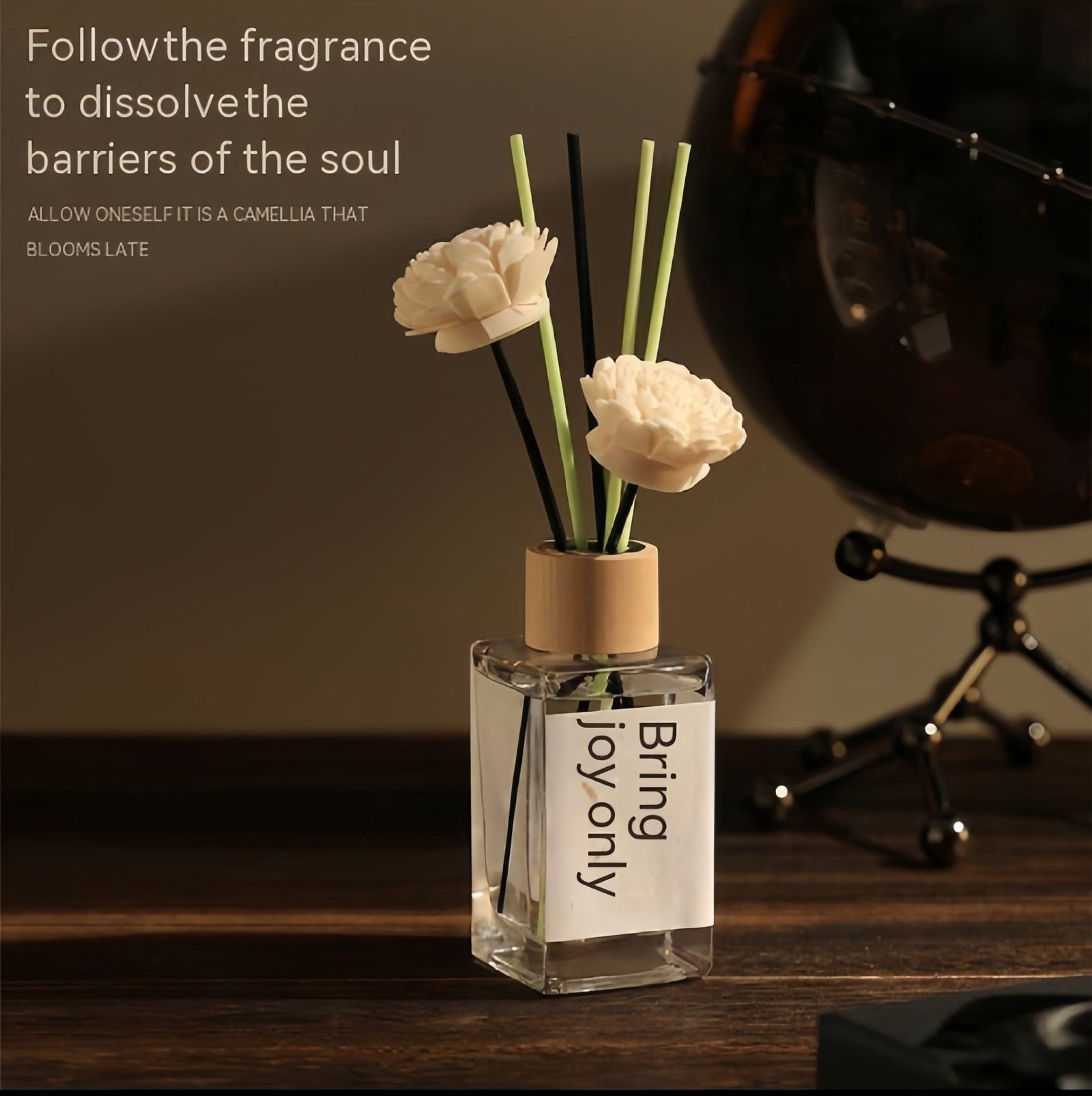 Luxury Custom Private Label Christmas Home Fragrance Scented Candles and Reed Diffuser Gift Set