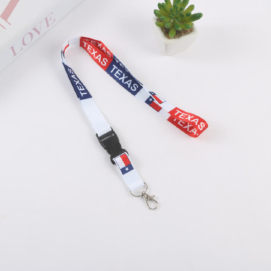 Wholesale Manufacturer Customize Polyester Lanyards Custom Logo Sublimation Printing Promotional Lanyard