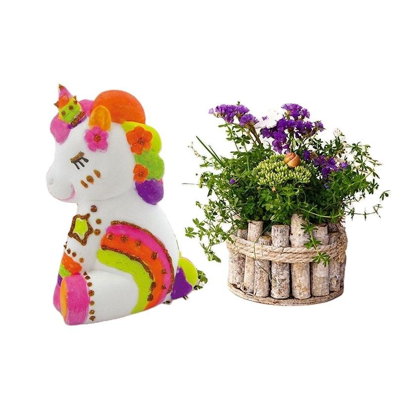100% Custom Kids Crafts Set Unicorn Painting Kit Plaster Painting Craft Kit Ceramic Painting Kit for Kids Other Educational Toys