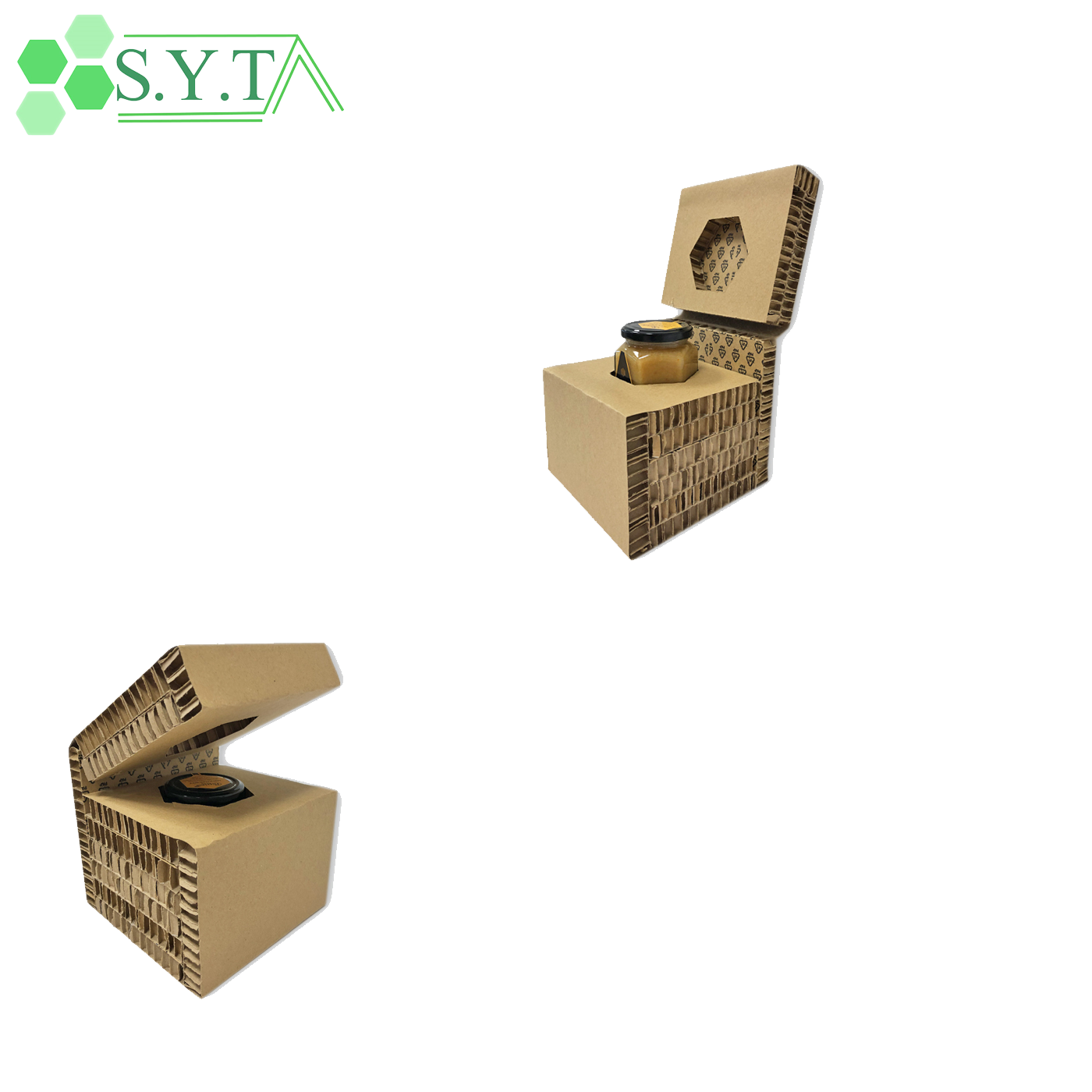 100% Recyclable Craft Paper Honeycomb Paper Cardboard for Display Gift Wrapping Package