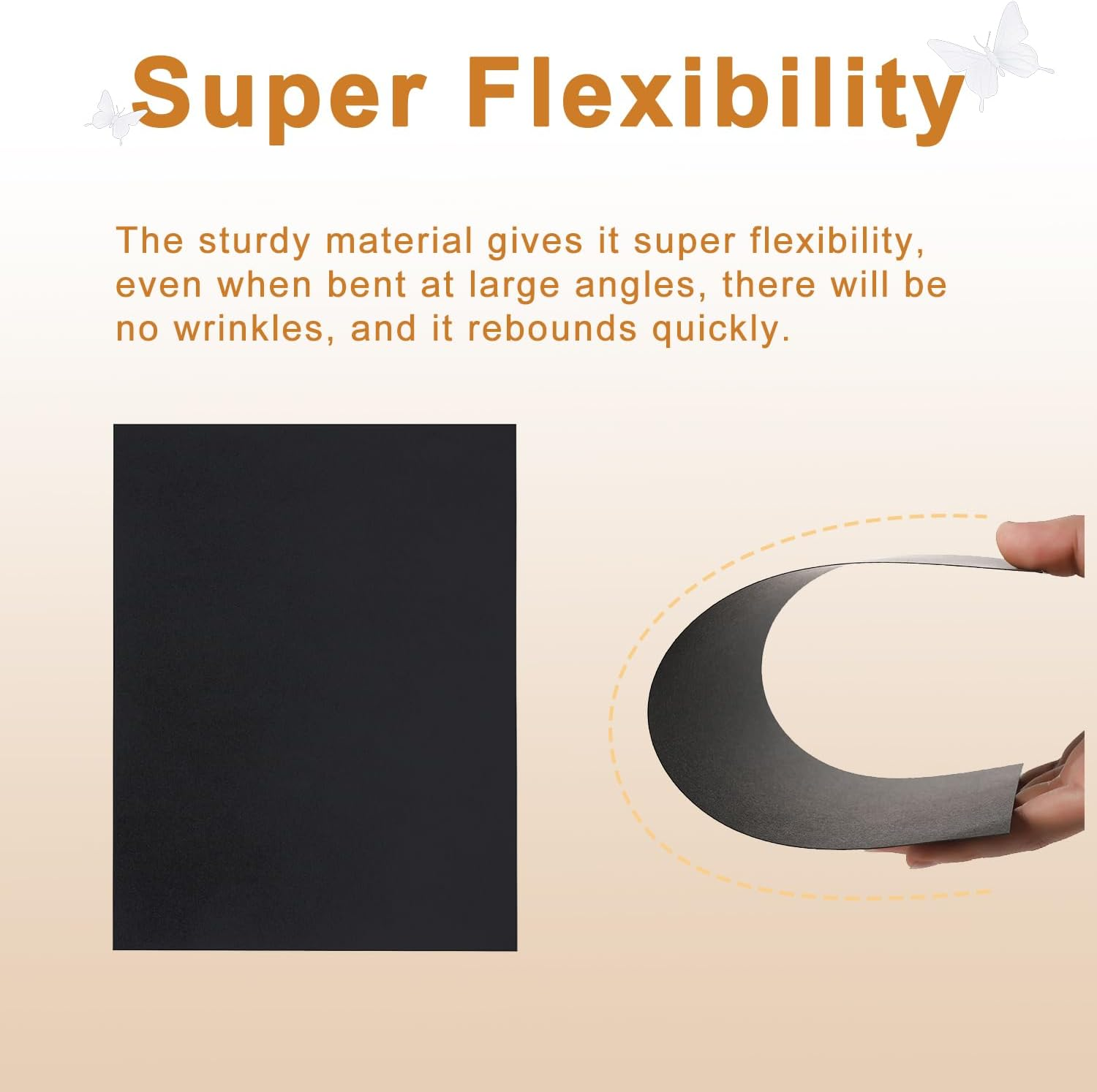 Black Cardstock Paper Sheet Heavy Cover Card Stock for DIY Crafts Cards Making
