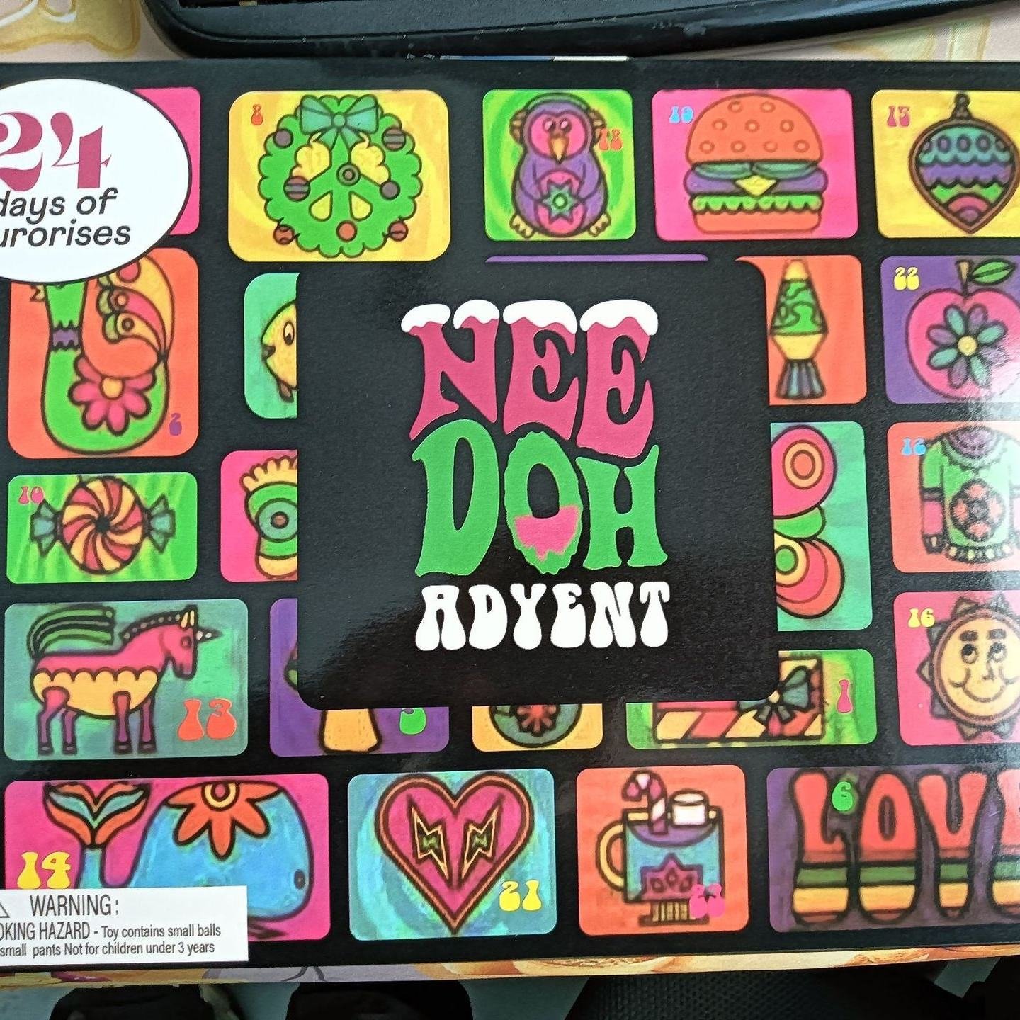 New Needoh Advent Calendar 24pcs/set Blind Box Squishy Gift Set Kids Christmas Easter Holiday Fidget Toys for Stress Relief