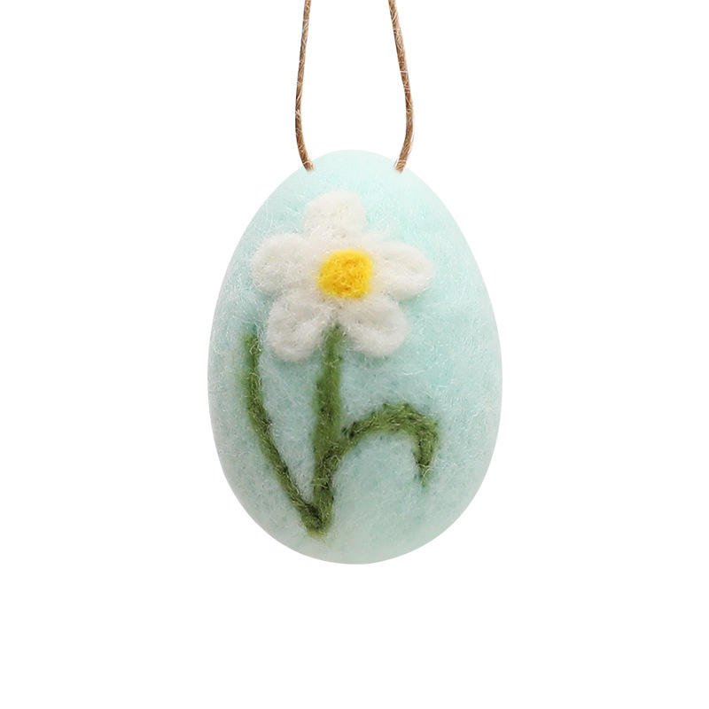 2025 Hot Sale Felt Polyfoam Personalized Eggs Plastic DIY Easter Decoration Easter Egg Ornaments