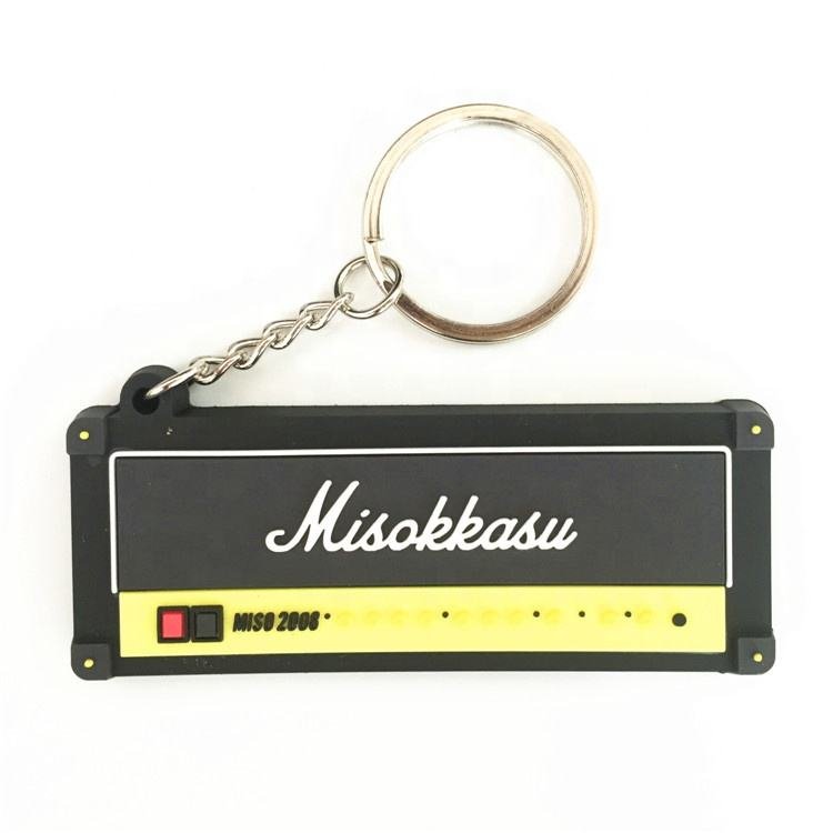 Promotional Gifts Custom Plastic Rubber Key Chain