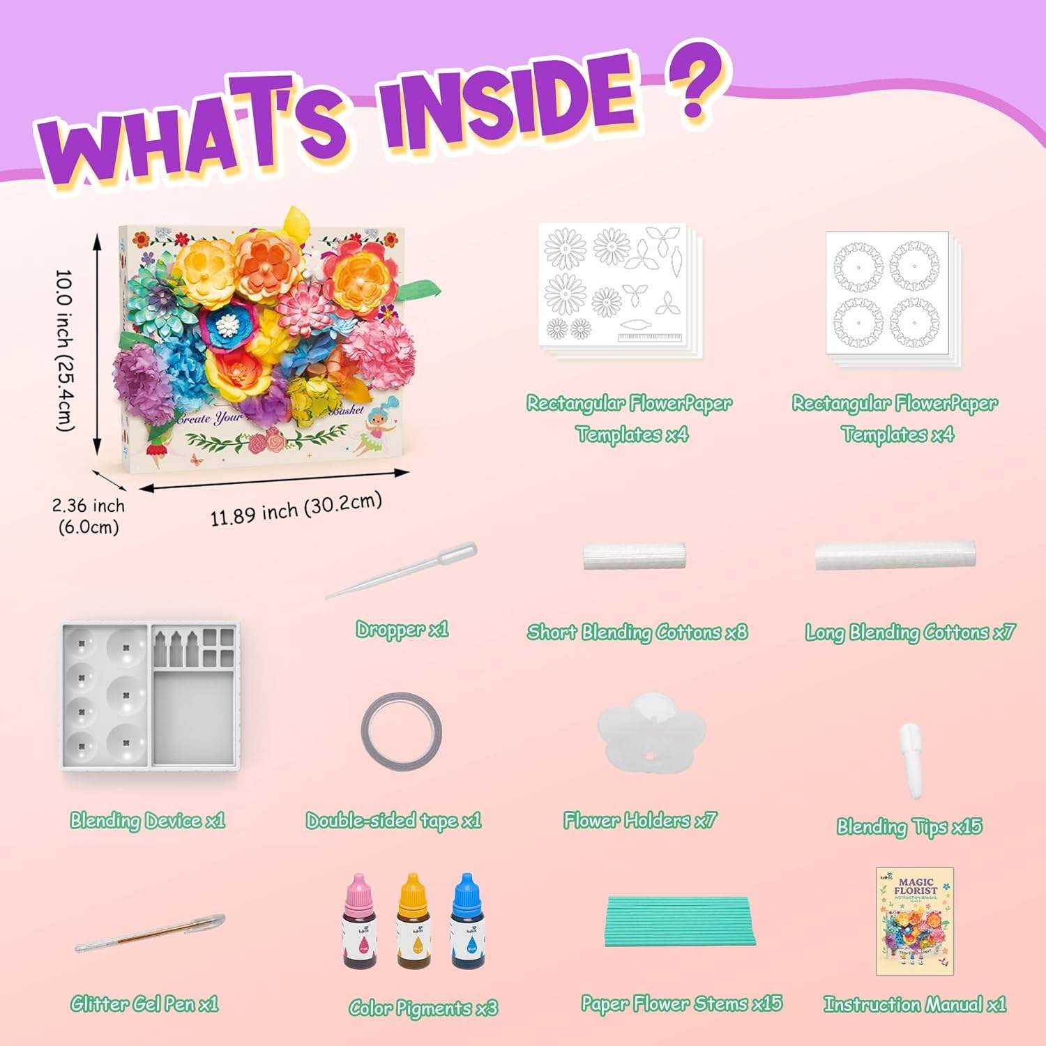 Hot Selling DIY Blooming Flower Kit Arts and Crafts Toys for Boys and Girls Handmade Toys Educational STEM Activities