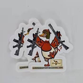 Durable Eco UV-Safe Vinyl Decorative Stickers Personalized Cartoon Style for Business Branding
