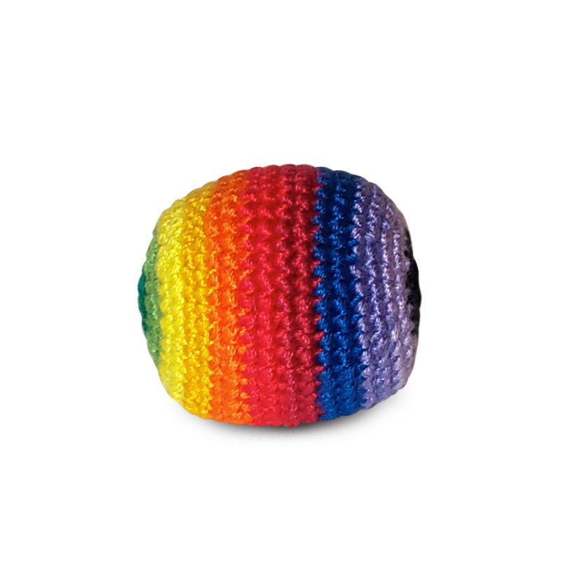 Factory Promotion Toys 20-panel Suede Leather Adult logo Print Customized Kick Ball Footbag Hacky Sack Juggling Ball