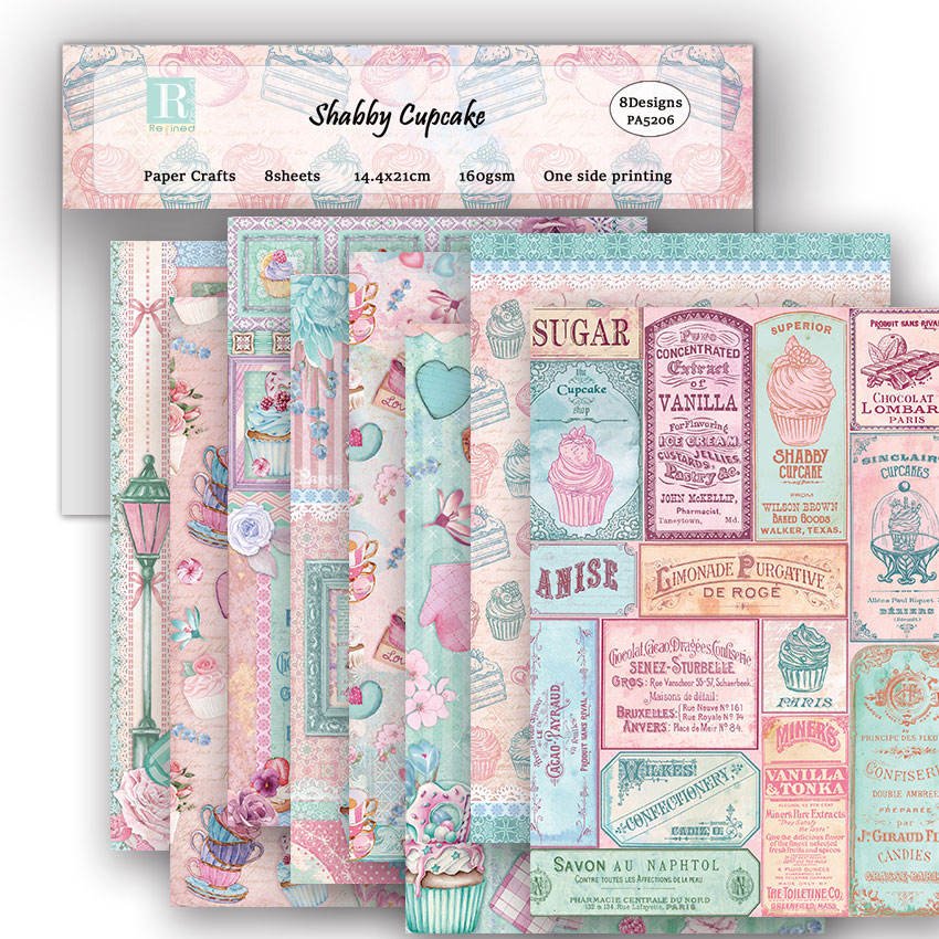 Paper Craft Junk Journal Scrapbooking Creative Cardmaking A5 Cardstock DIY Paper Material