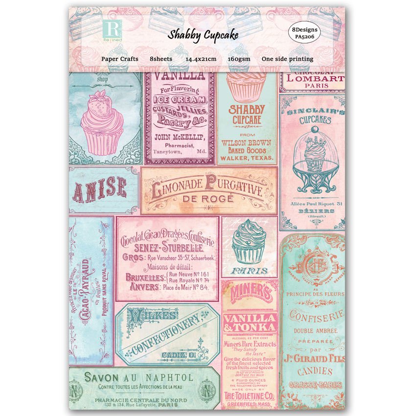 Paper Craft Junk Journal Scrapbooking Creative Cardmaking A5 Cardstock DIY Paper Material