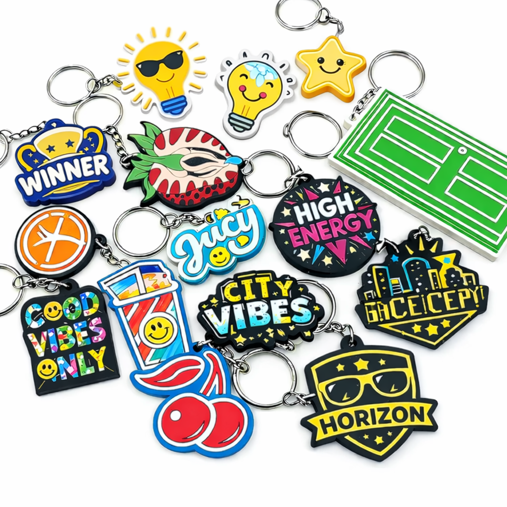 Customized Soft Pvc Rubber Key Ring Key Chain Keychain, Rubber Silicone Pvc Key Chain For Promotional