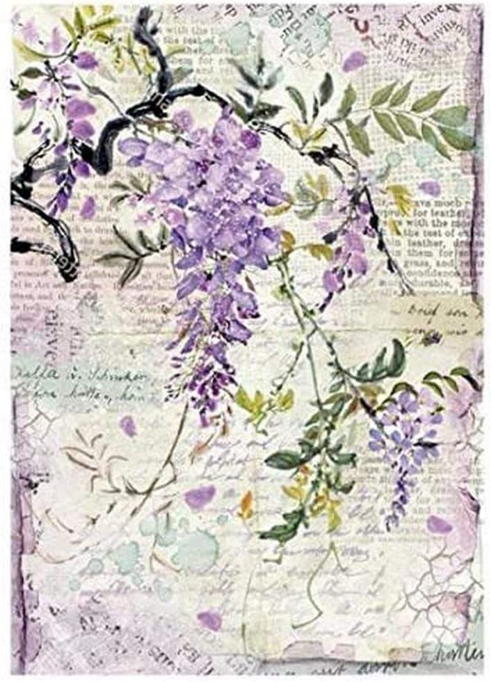 Mulberry Paper Rice Paper printing for Decoupage Scrapbook Craft and Furniture, 40gsm Size:A1/A2/A3/A4
