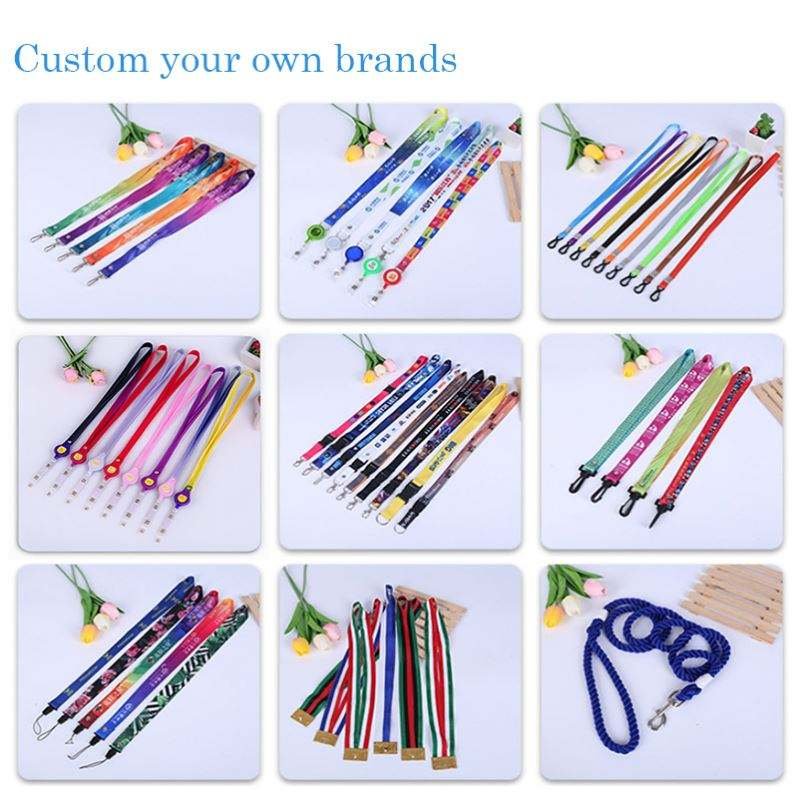 Sublimation Lanyard High Quality Polyester Small Batch Custom Lanyard Supply Color Lanyard With Logo