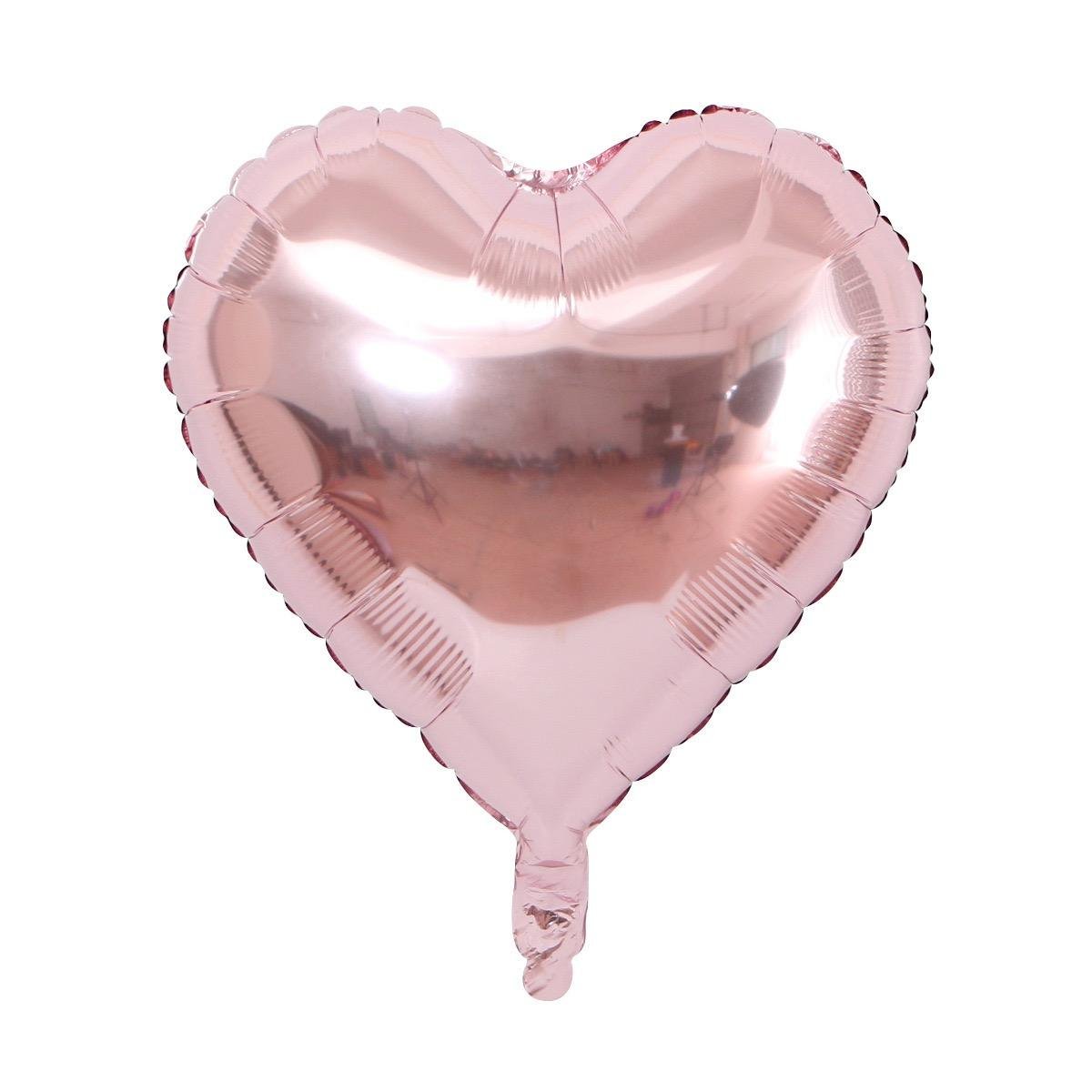 18 Inch Heart Shaped Light Board Aluminum Foil Balloon Wedding Party Romantic Valentine Decoration Supplies Wholesale