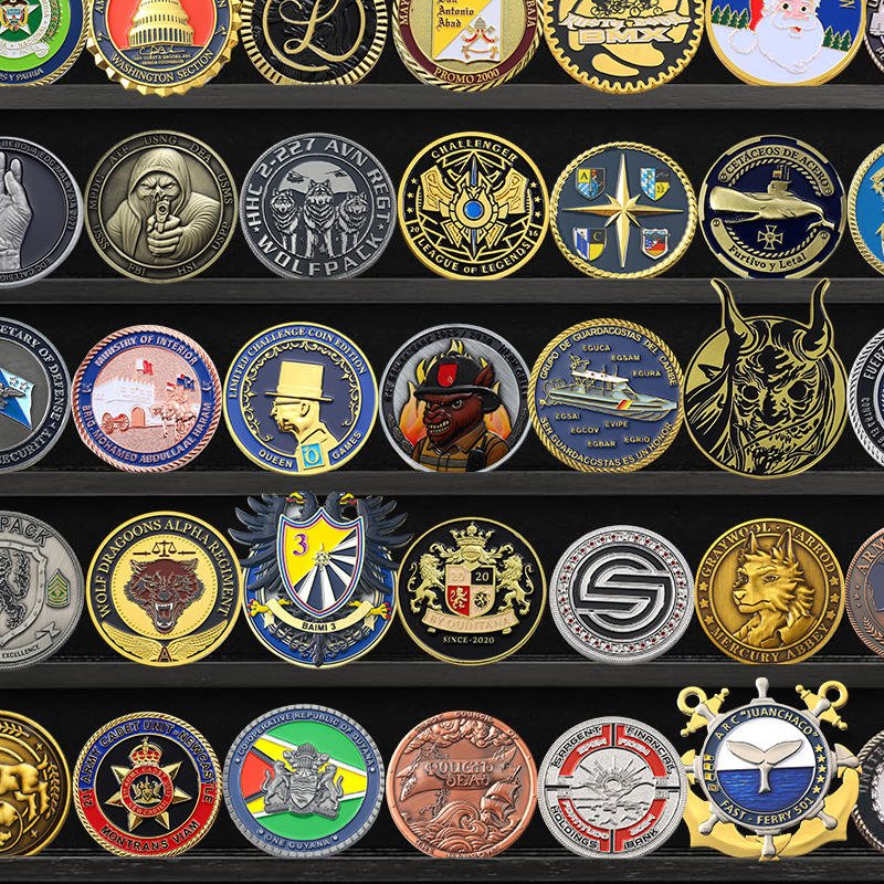 Oem Custom Coin 2d 3D Zinc Alloy Coins Custom Gold Silver Copper Plated Enamel Souvenir Collection Custom Metal Challenge Coin