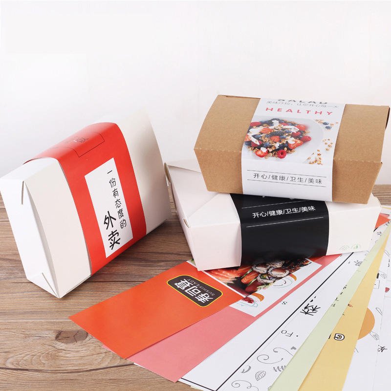 High Quality Custom Printed Card Greeting Paper Banners for Food & Cake Packaging Craft Paper with Coating