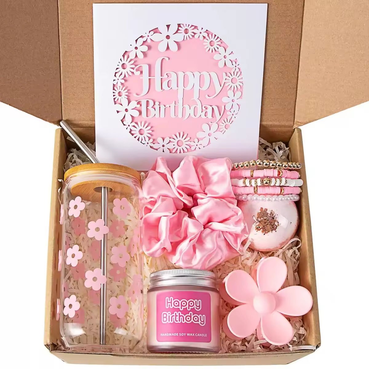 Souvenir Gift Set for Her Birthday Holiday Gifts Idea with Cup Aromatherapy Bracelet Diffuser Creative Gift Box for Women Lovers