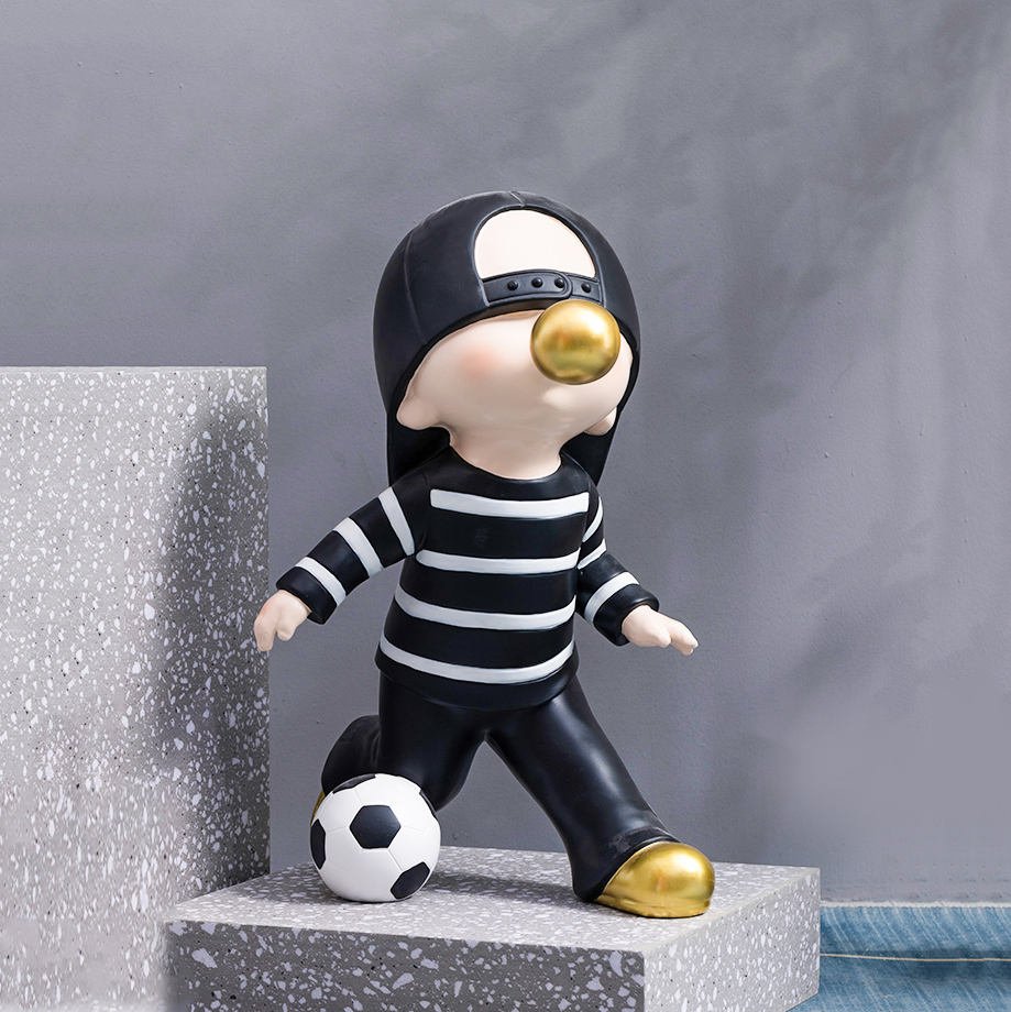 Modern Art New Arrival Decor Statue Polyresin Bubble Boy Crafts Gifts Living Room Tabletop Resin Home Decoration