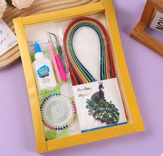 Newest DIY Kids Craft Kits Craft Kits Paper Craft Kits Handmade Simple Pop Colourful Quilting Art DIY Origami