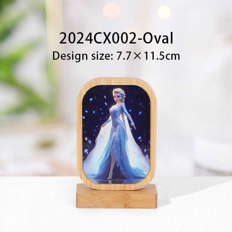 Custom Photo Frame Bamboo Wood Box Environmentally Friendly Wooden Customized Logo for Creative & Cultural Collectible Artifacts