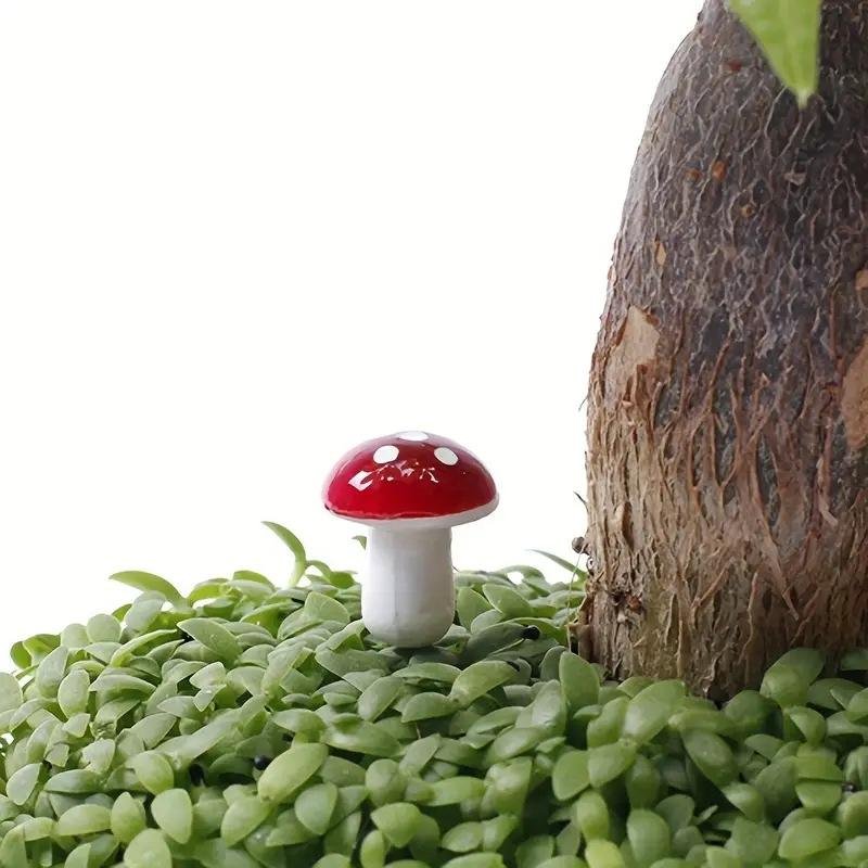 Small Mini Mushroom Bonsai Decoration Polyfoam Crafts for Garden Landscaping Artificial Landscape Ornaments