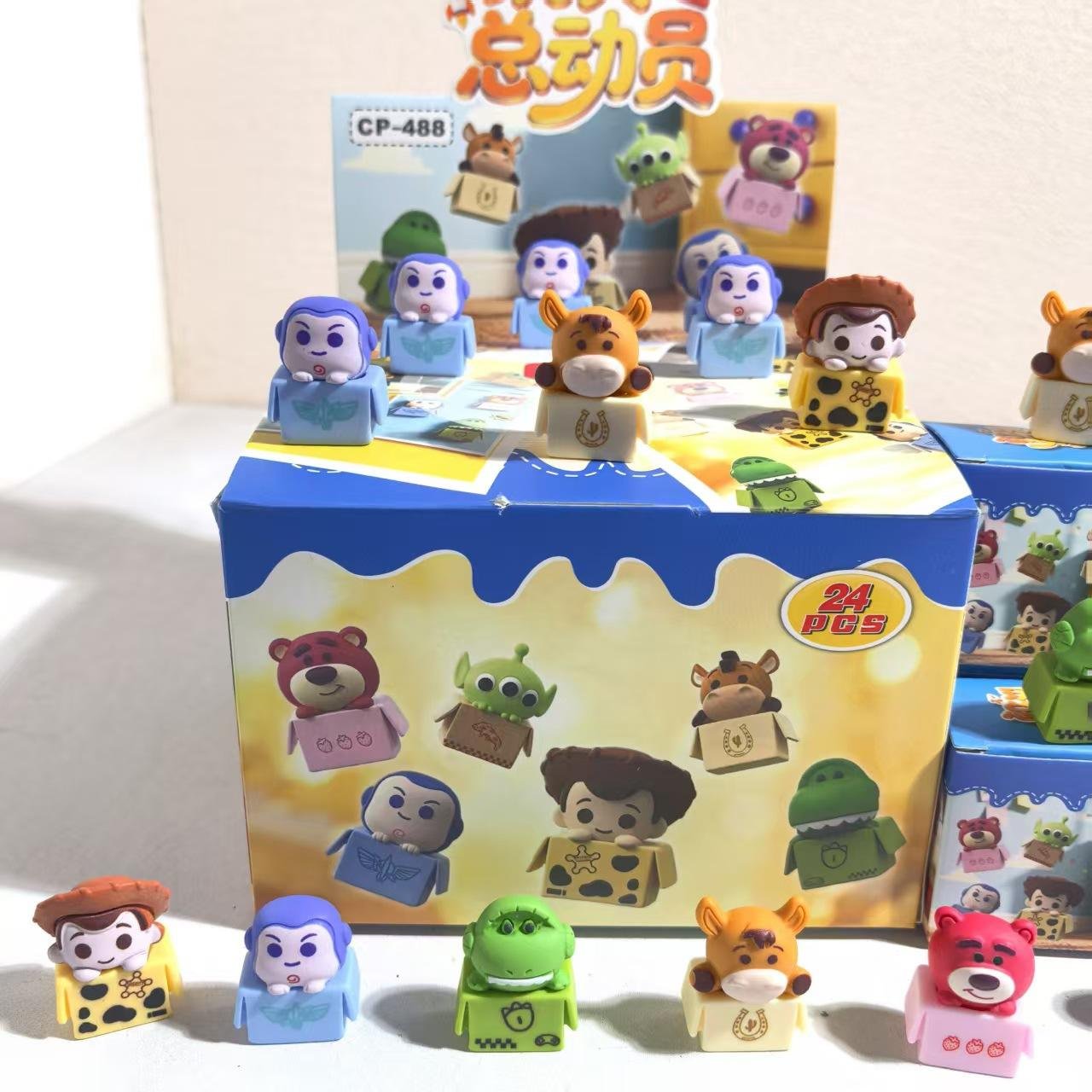 Promotional Wholesale Kids Collecting Related Gifts Fashion Desk Decoration PVC Action Figures Toys Cartoon Story Blind Boxed