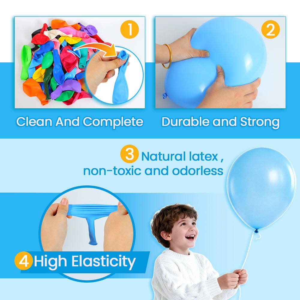 Tongle Bulk Premium Festival 12inch Multicolor Wedding pink Inflatable Helium Valentine Birthday Decoration Party Latex Balloons