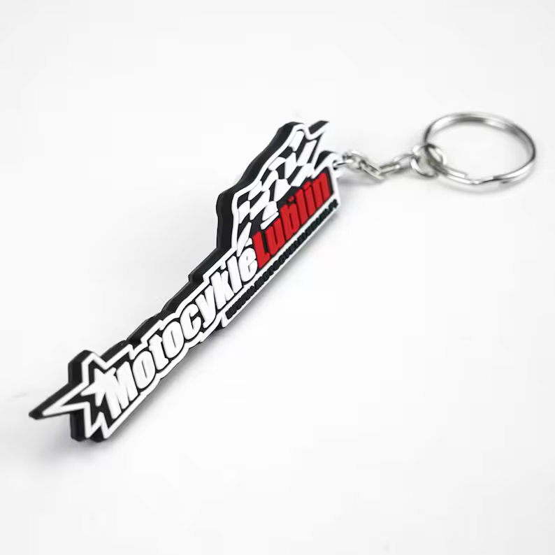 Custom Soft PVC Keychain Key Chain / Soft Rubber Keychains / Silicone Keyring 2D/3D Rubber Pvc Keychain With Your Logo Name