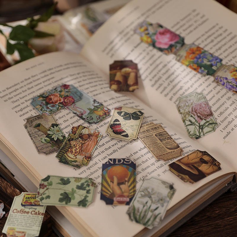 DIY Retro Material Paper DIY Vintage Scrapbook Decorative Paper Card Making Paper DIY Craft Journaling Supplies