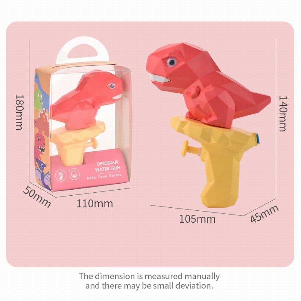 Promotion Kids Gift Portable Funny Cute Cartoon Plastic Mini 3D Dinosaur Small Animal Shape Water Gun Toys