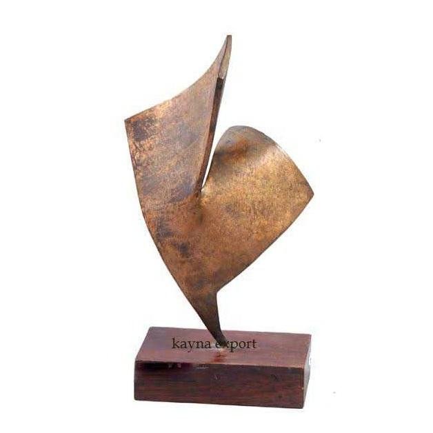 HANDICRAFT ALUMINIUM METAL CASTING DECORATIVE ART DECO UNIQUE DESIGN SCULPTURE ALUMINIUM FINISHED for HOME DECORATION