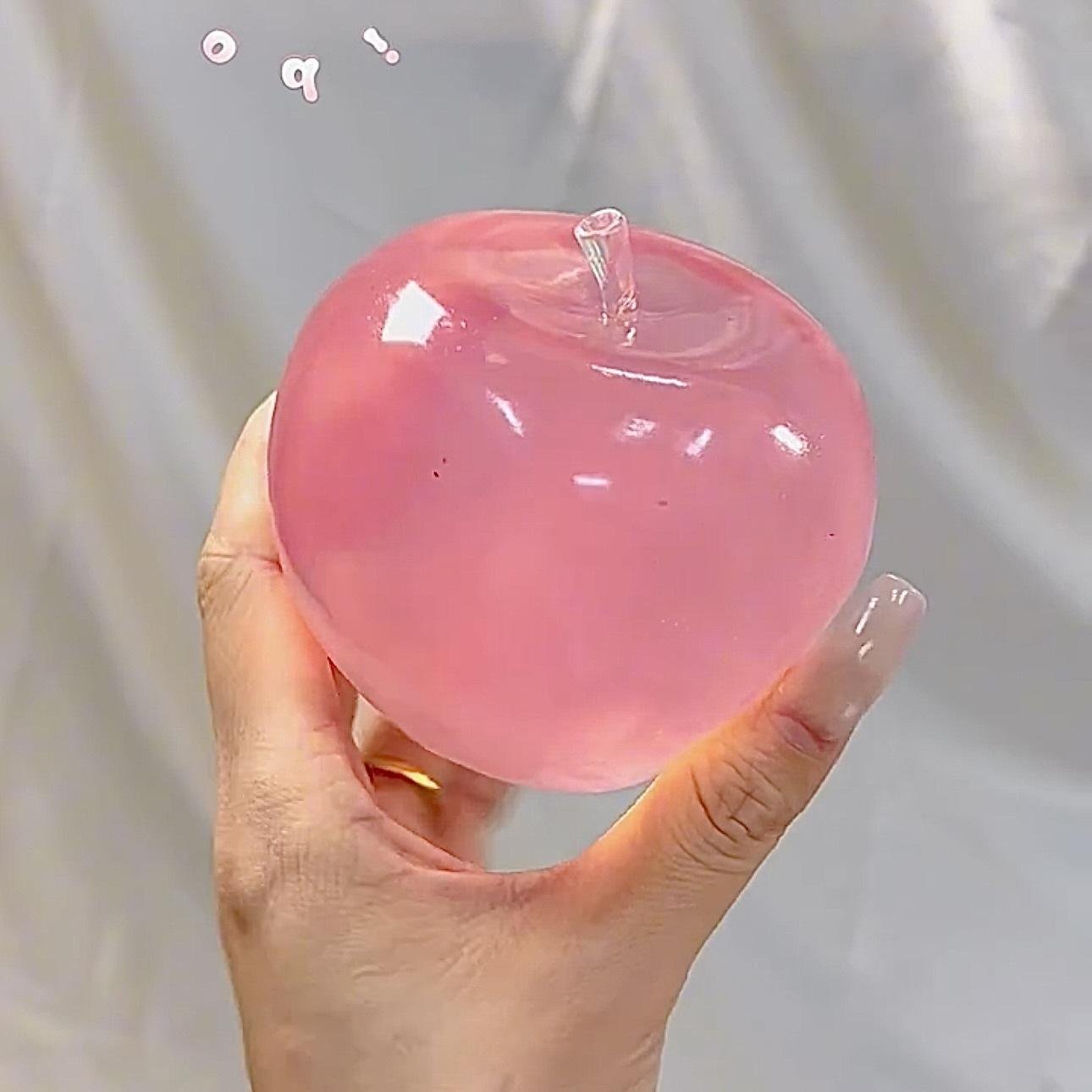 YIWUPOWER Maltose Apple Squeeze Toy Soft TPR Slow Rebound Fingertips Kneading Squeeze Ball Stress Relief Toy Promotional Toys