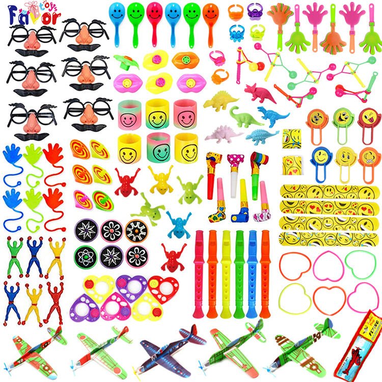 Hot Selling Plastic Certified Kids Birthday Party Supplies Carnival Prizes Pinata Filler Party Favors Toys Assortment